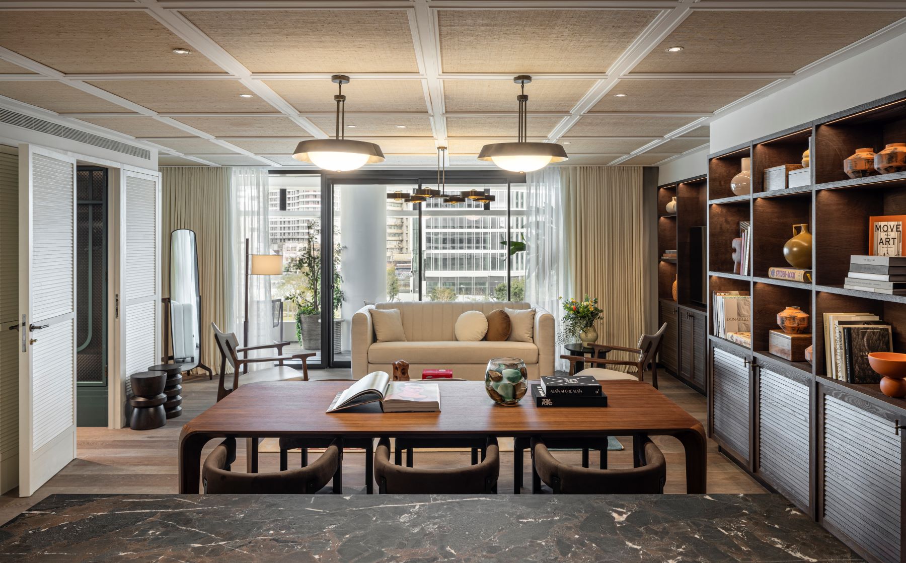 Beautiful view of Superior Suite Apartment Mit King Size Bett Sofabett Balkon